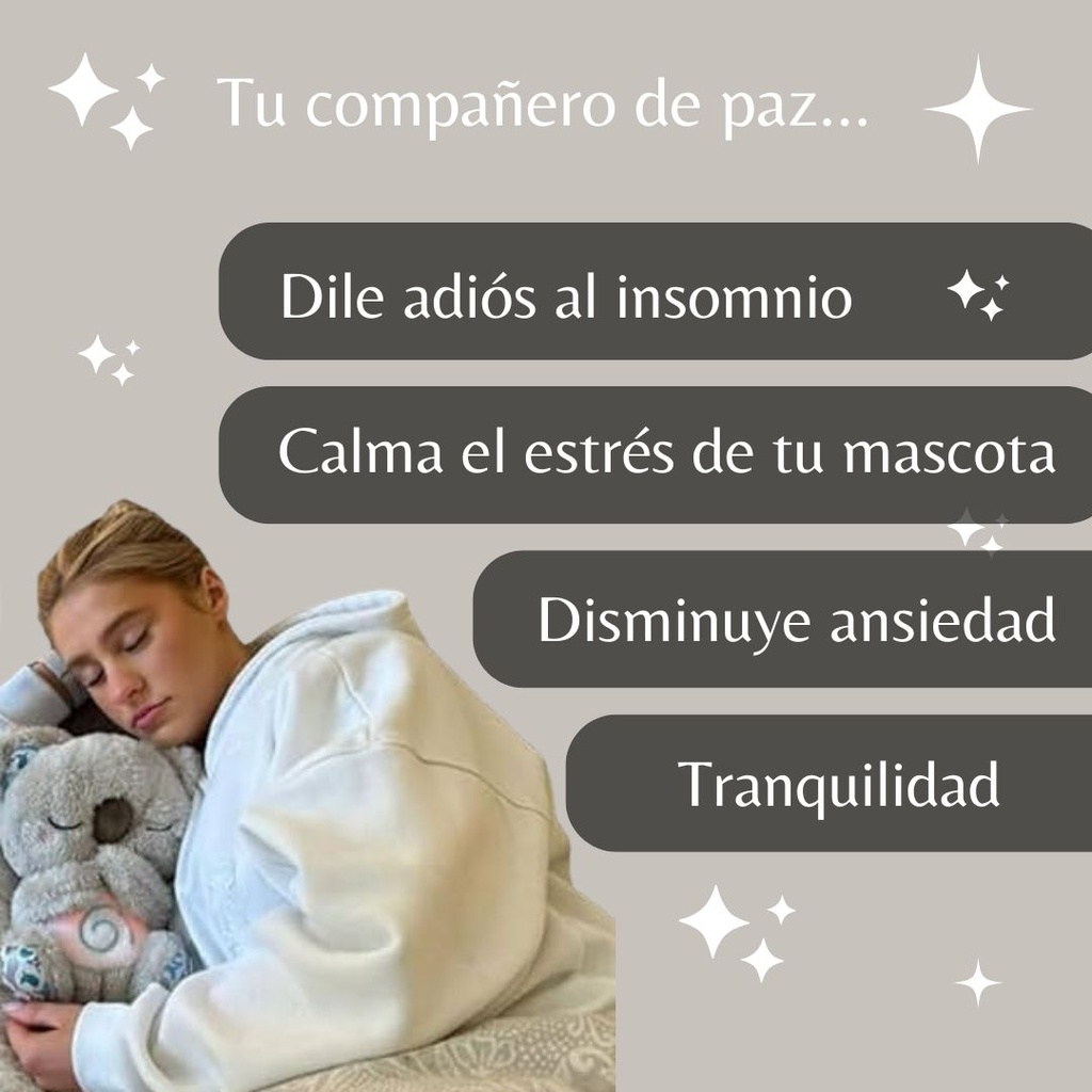 Koala Peluche Gigante Realista que Respira | Amigo Relajante para Niños y Adultos | Suave y Confortable | Sin Control