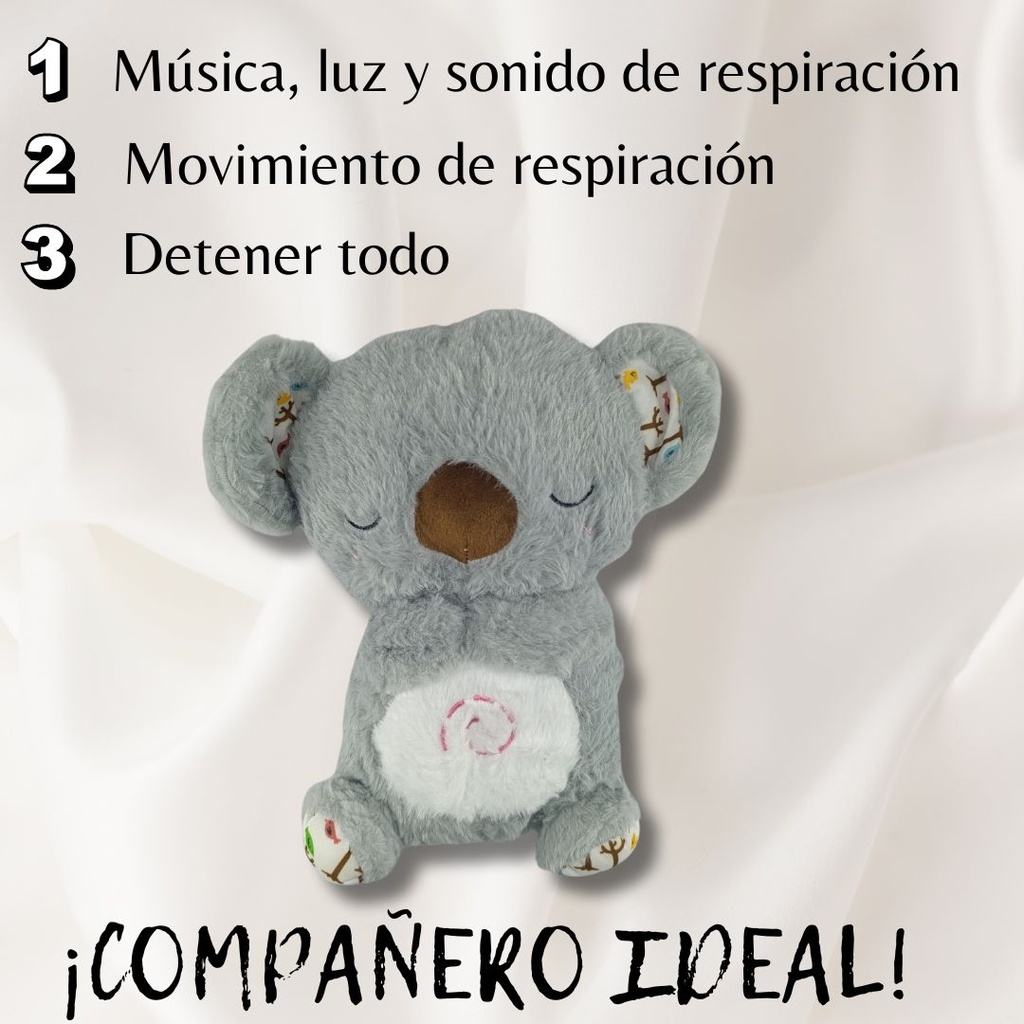 Koala Peluche Gigante Realista que Respira | Amigo Relajante para Niños y Adultos | Suave y Confortable | Sin Control